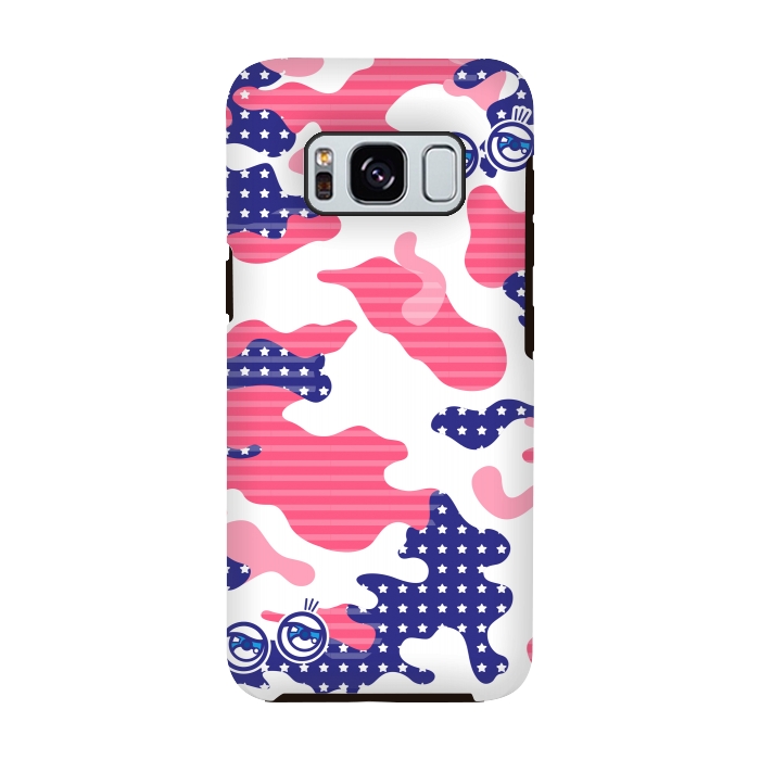Galaxy S8 StrongFit EYES WITH CAMO by Michael Cheung