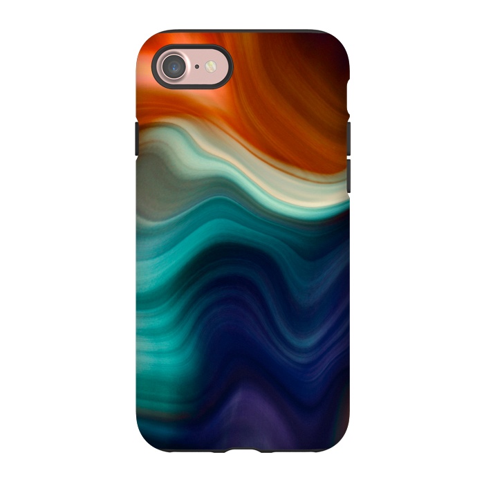 iPhone 7 StrongFit Color Wave by CatJello