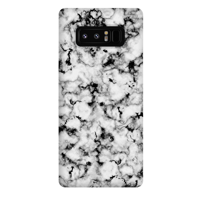 Galaxy Note 8 StrongFit Black and White Marble by CatJello