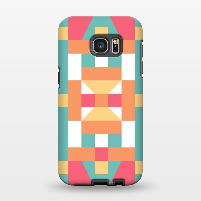 Galaxy S7 EDGE StrongFit Candy Land (by Color Blocks) by Zala Farah