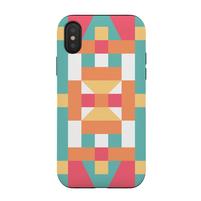 iPhone Xs / X StrongFit Candy Land (by Color Blocks) by Zala Farah