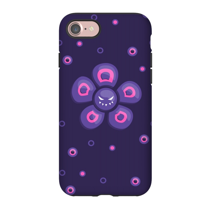 iPhone 7 StrongFit Purple Evil Flower by Boriana Giormova