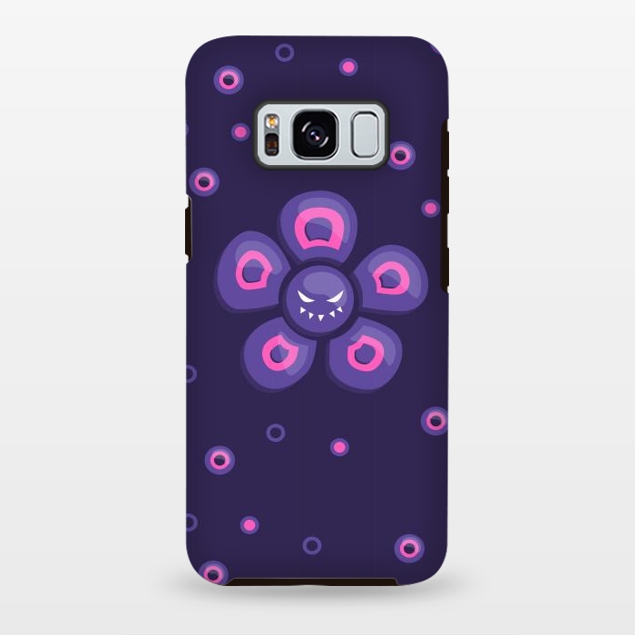 Galaxy S8 plus StrongFit Purple Evil Flower by Boriana Giormova