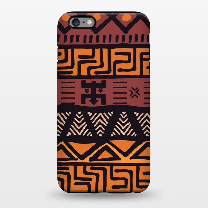 iPhone 6/6s plus StrongFit Tribal ethnic geometric pattern 021 by Jelena Obradovic