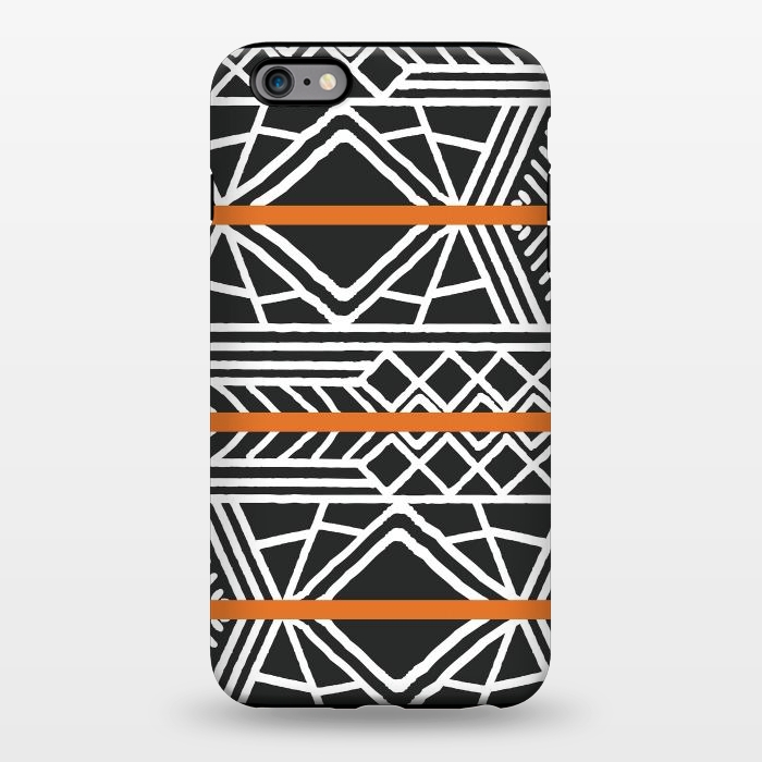 iPhone 6/6s plus StrongFit Tribal ethnic geometric pattern 022 by Jelena Obradovic