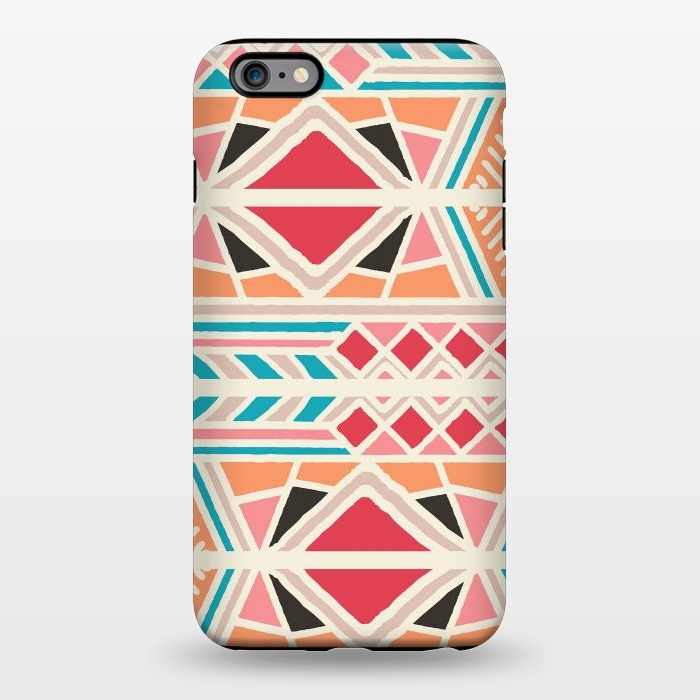 iPhone 6/6s plus StrongFit Tribal ethnic geometric pattern 025 by Jelena Obradovic