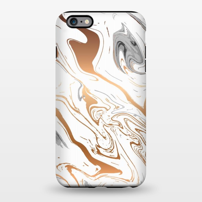 iPhone 6/6s plus StrongFit Liquid Golden Marble 007 by Jelena Obradovic