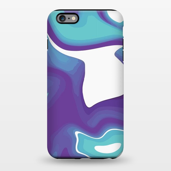 iPhone 6/6s plus StrongFit Liquid Marble Purple Shades 010 by Jelena Obradovic