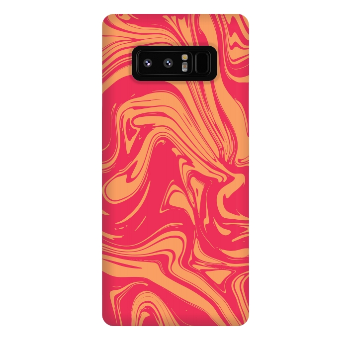 Galaxy Note 8 StrongFit Liquid marble texture design 031 by Jelena Obradovic