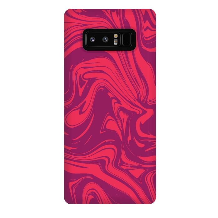 Galaxy Note 8 StrongFit Liquid marble texture design 032 by Jelena Obradovic