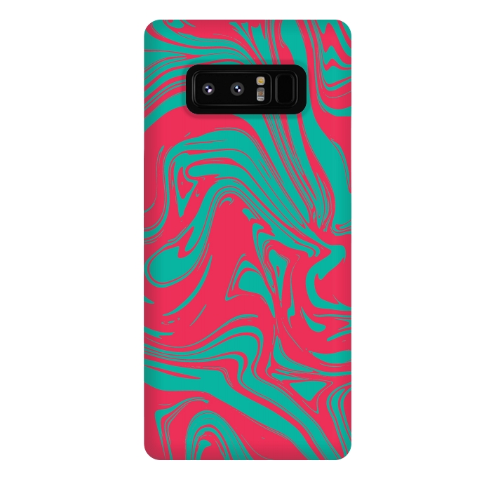 Galaxy Note 8 StrongFit Liquid marble texture design 033 by Jelena Obradovic