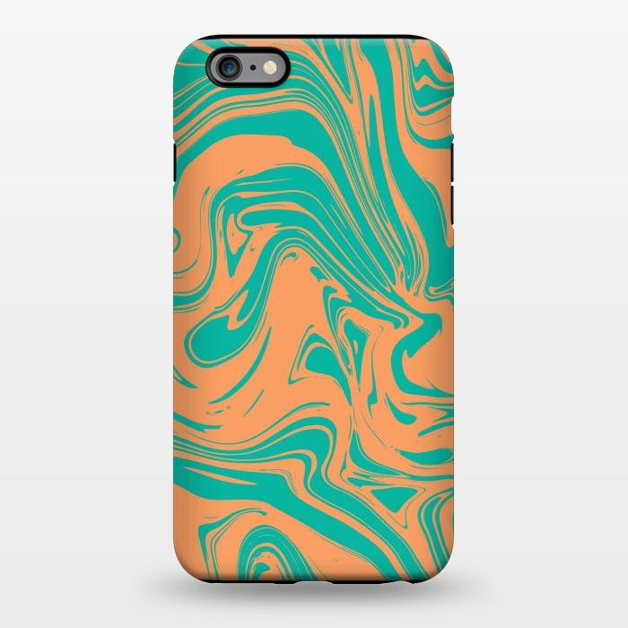 iPhone 6/6s plus StrongFit Liquid marble texture design 034 by Jelena Obradovic