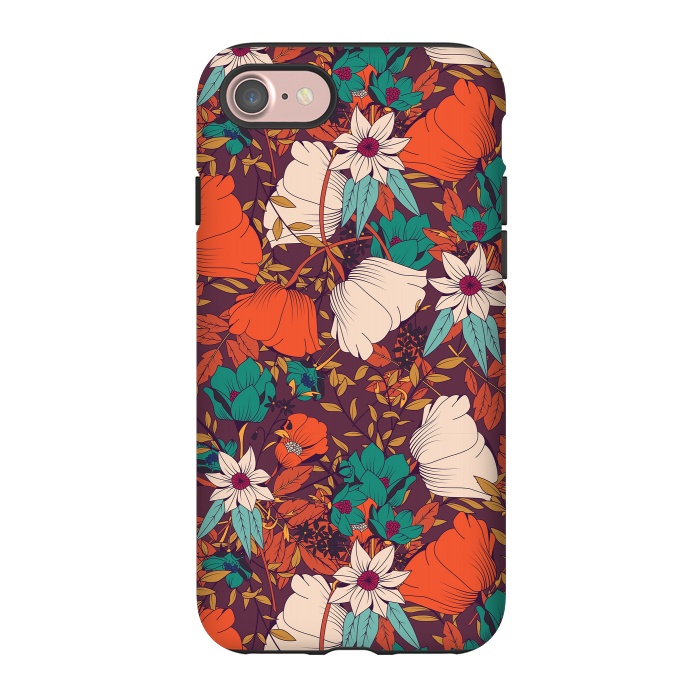 iPhone 7 StrongFit Botanical pattern 010 by Jelena Obradovic