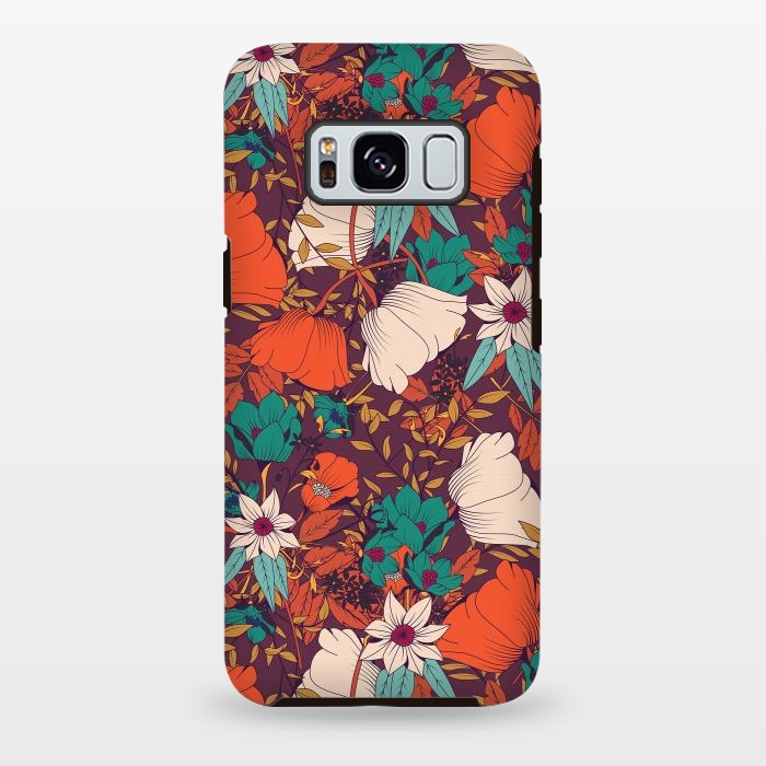 Galaxy S8 plus StrongFit Botanical pattern 010 by Jelena Obradovic