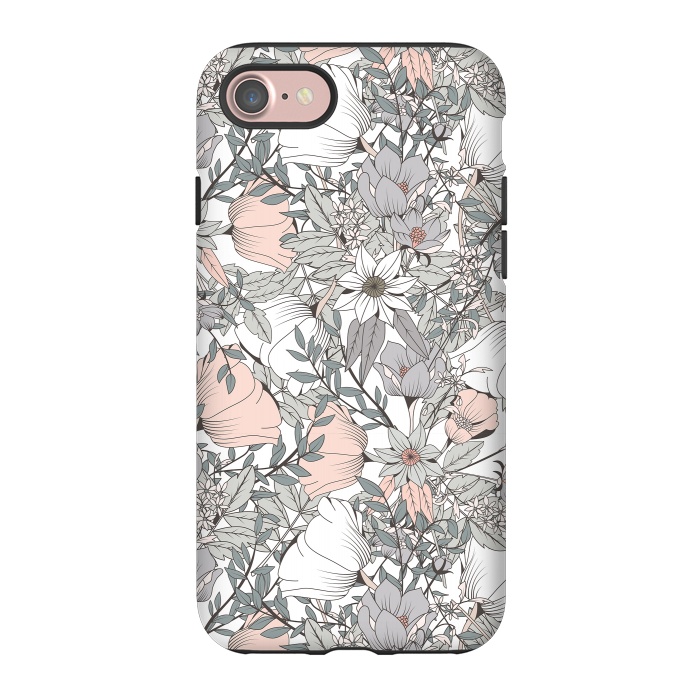 iPhone 7 StrongFit Botanical Pattern 016 by Jelena Obradovic