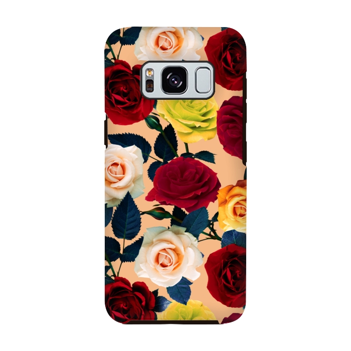 Galaxy S8 StrongFit Rose Garden by Burcu Korkmazyurek