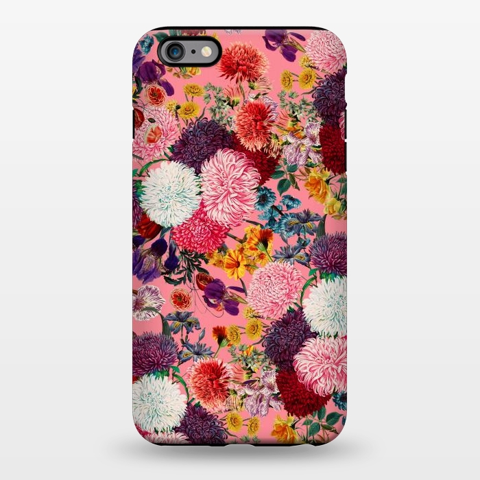 iPhone 6/6s plus StrongFit Floral Pink Pattern by Burcu Korkmazyurek