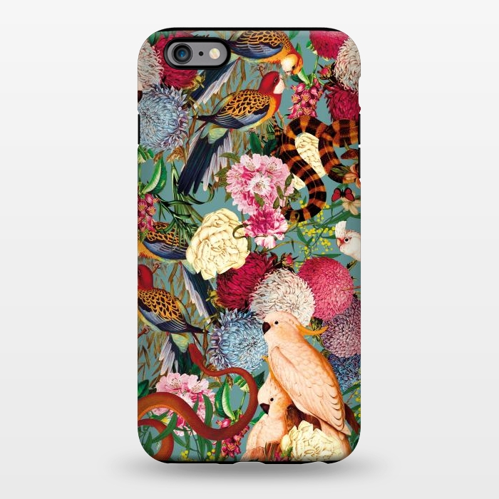 iPhone 6/6s plus StrongFit Floral and Animals pattern by Burcu Korkmazyurek