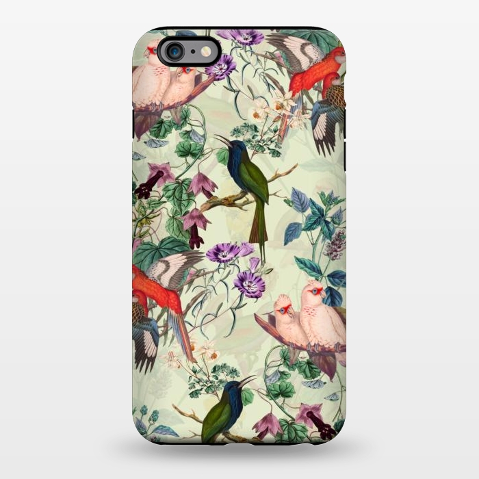 iPhone 6/6s plus StrongFit Floral and Birds X by Burcu Korkmazyurek