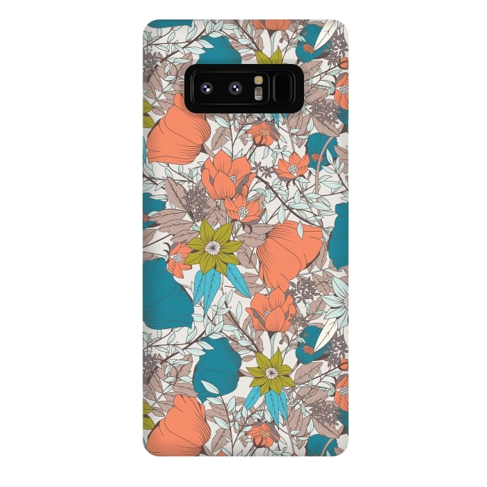 Galaxy Note 8 StrongFit Botanical pattern 011 by Jelena Obradovic
