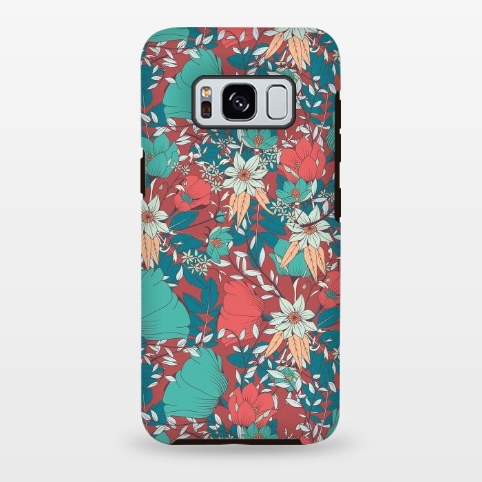 Galaxy S8 plus StrongFit Botanical Pattern 014 by Jelena Obradovic