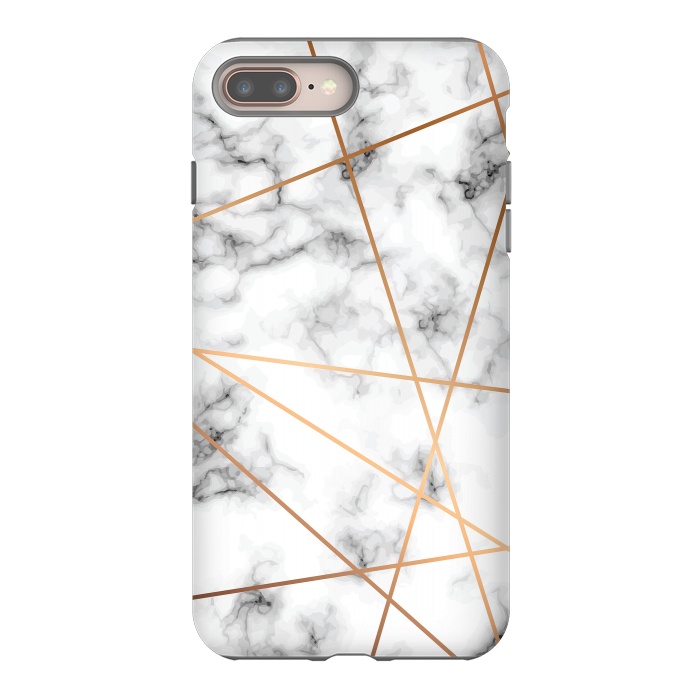 iPhone 7 plus StrongFit Marble Geometry 051 by Jelena Obradovic
