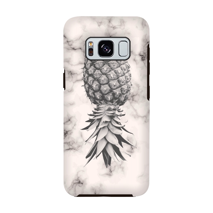 Galaxy S8 StrongFit Marble Texture Seamless Pattern Pineapple 052 by Jelena Obradovic