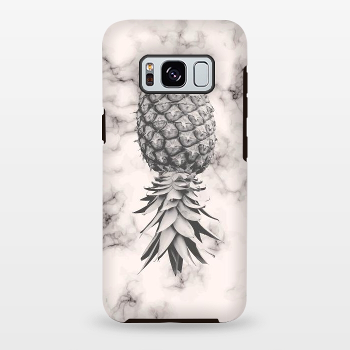 Galaxy S8 plus StrongFit Marble Texture Seamless Pattern Pineapple 052 by Jelena Obradovic