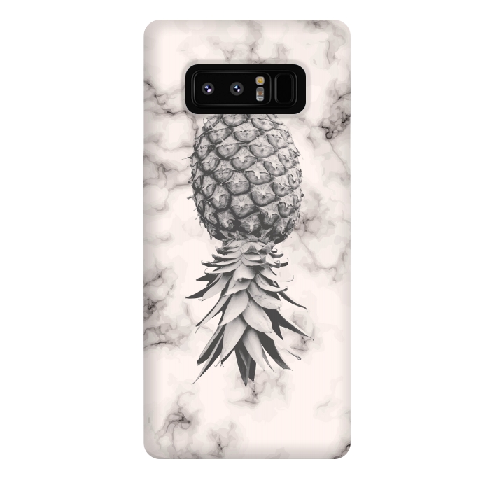 Galaxy Note 8 StrongFit Marble Texture Seamless Pattern Pineapple 052 by Jelena Obradovic