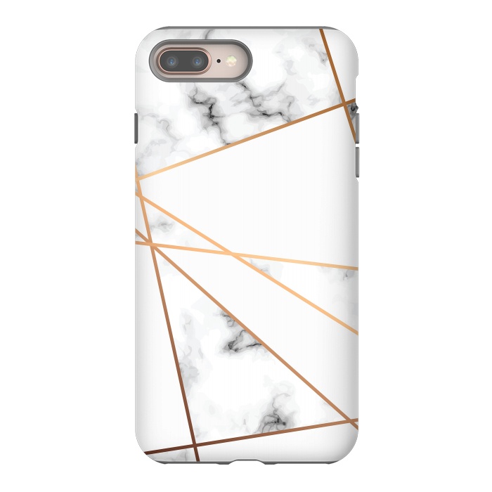 iPhone 7 plus StrongFit Marble Geometry 054 by Jelena Obradovic