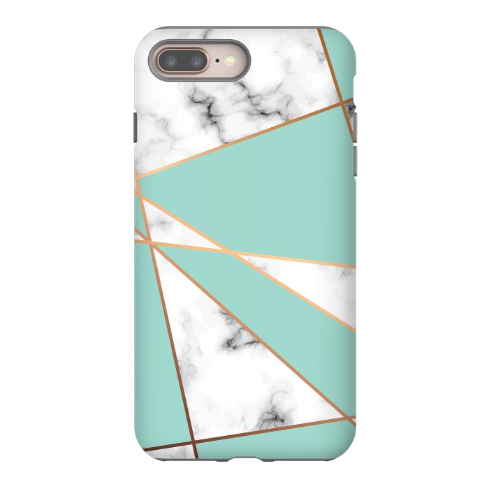 iPhone 7 plus StrongFit Marble Geometry 055 by Jelena Obradovic