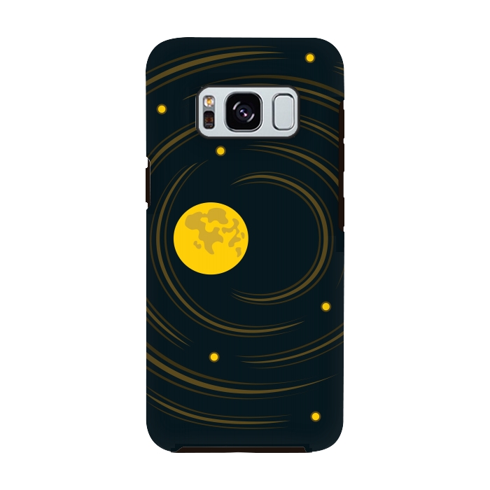Galaxy S8 StrongFit Geek Abstract Stars And Moon by Boriana Giormova