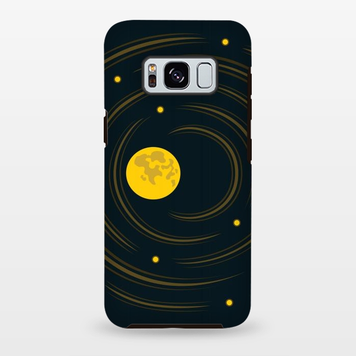 Galaxy S8 plus StrongFit Geek Abstract Stars And Moon by Boriana Giormova