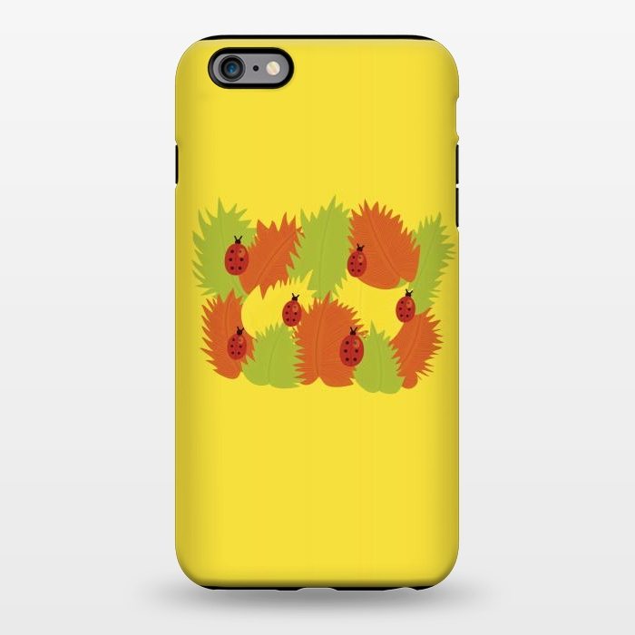 iPhone 6/6s plus StrongFit Autumn Leaves And Ladybugs by Boriana Giormova