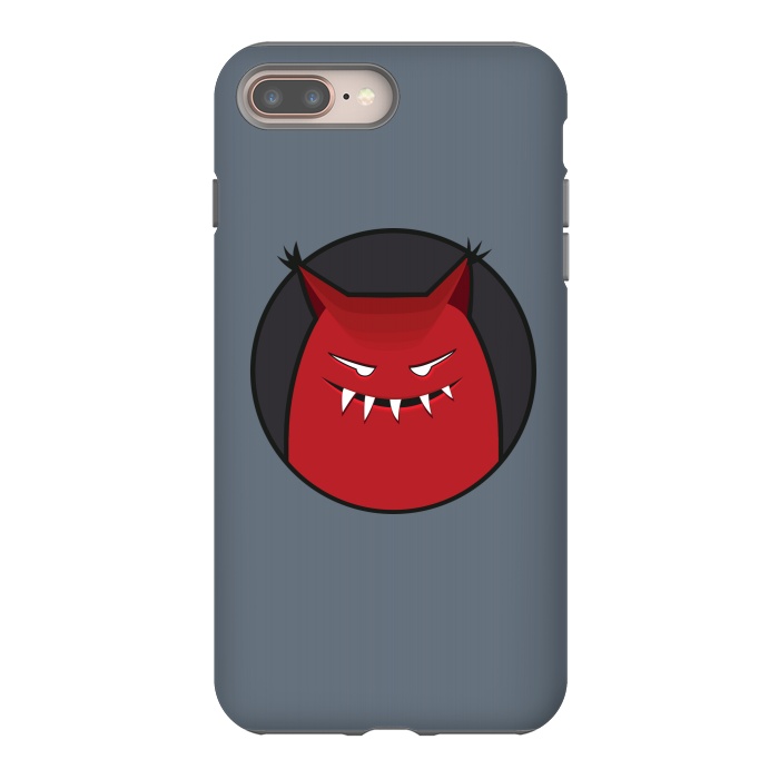 iPhone 7 plus StrongFit Red Evil Monster With Pointy Ears by Boriana Giormova