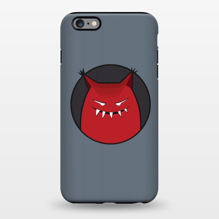 iPhone 6/6s plus StrongFit Red Evil Monster With Pointy Ears by Boriana Giormova