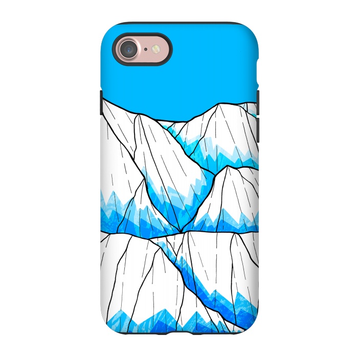 iPhone 7 StrongFit Glacier hills by Steve Wade (Swade)