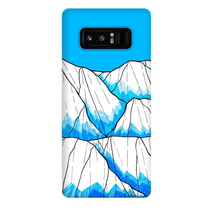 Galaxy Note 8 StrongFit Glacier hills by Steve Wade (Swade)