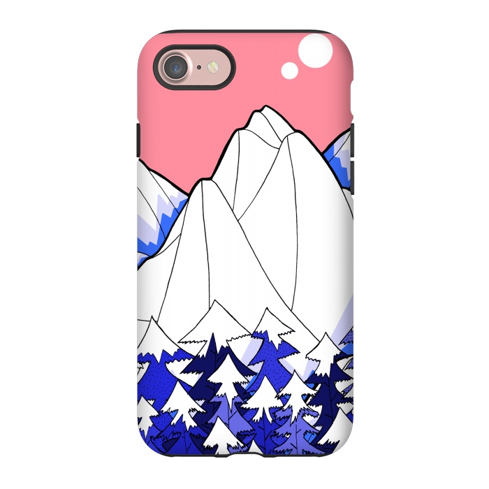 iPhone 7 StrongFit The deep blue forests of the mountains by Steve Wade (Swade)