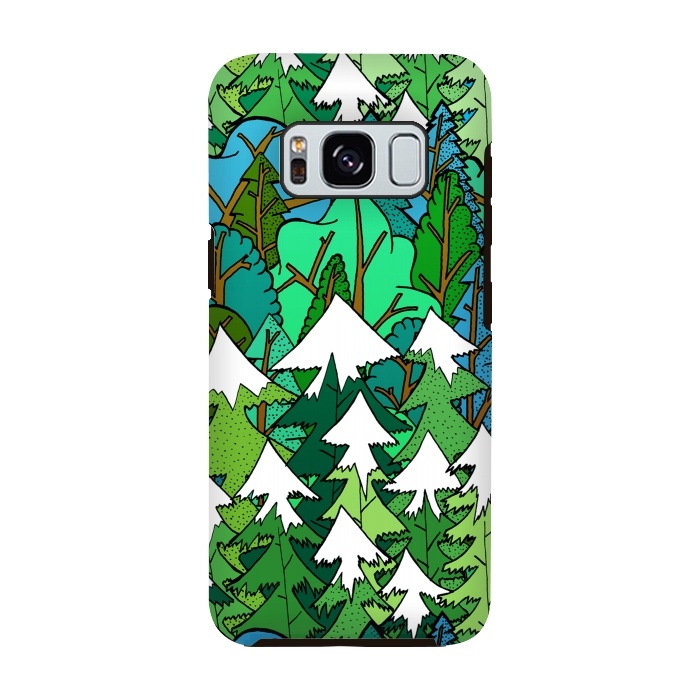 Galaxy S8 StrongFit Winter's Forest by Steve Wade (Swade)