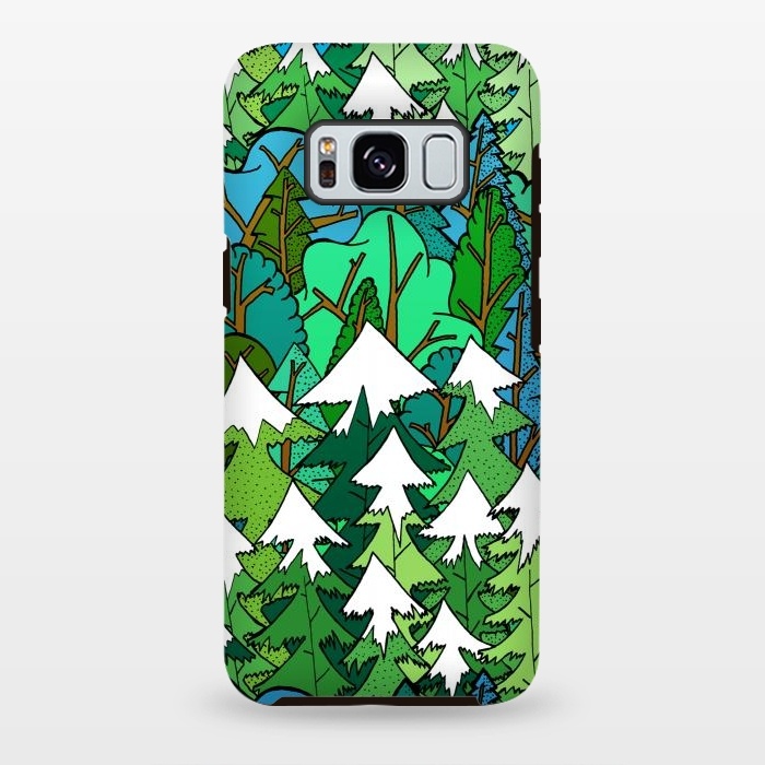 Galaxy S8 plus StrongFit Winter's Forest by Steve Wade (Swade)