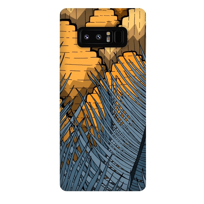 Galaxy Note 8 StrongFit Pyramid Mountains by Steve Wade (Swade)