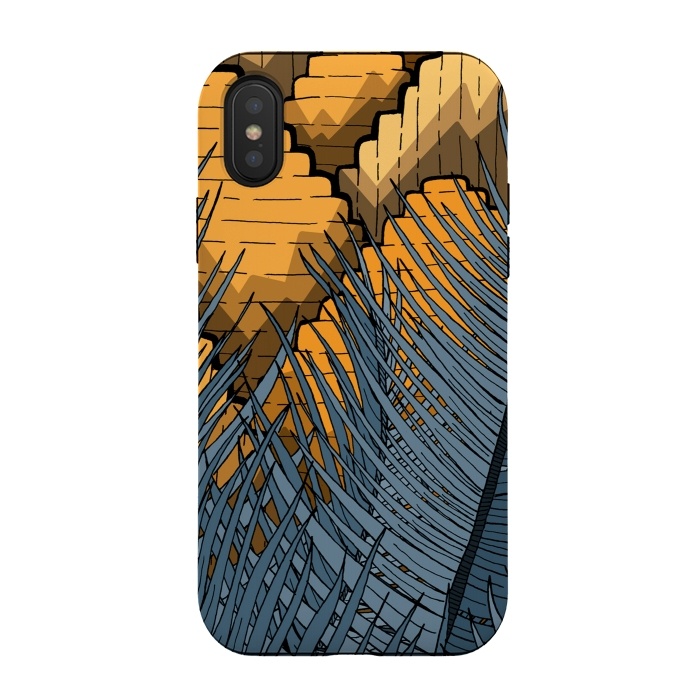 iPhone Xs / X StrongFit Pyramid Mountains by Steve Wade (Swade)