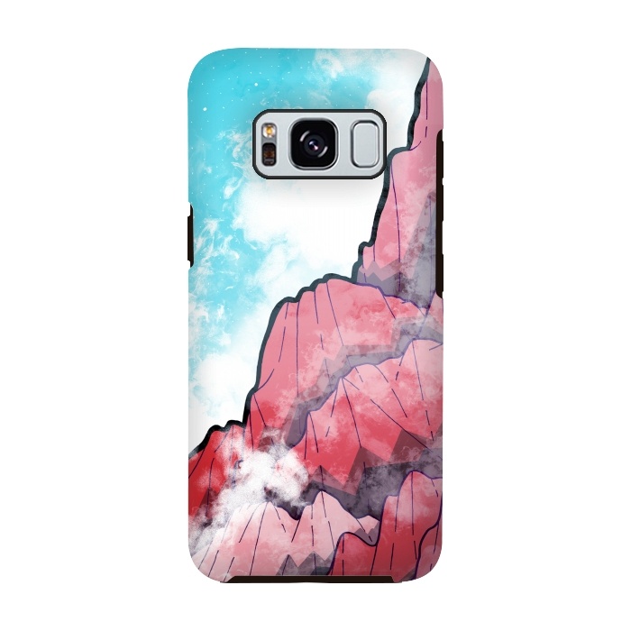 Galaxy S8 StrongFit The Misty Mountains by Steve Wade (Swade)