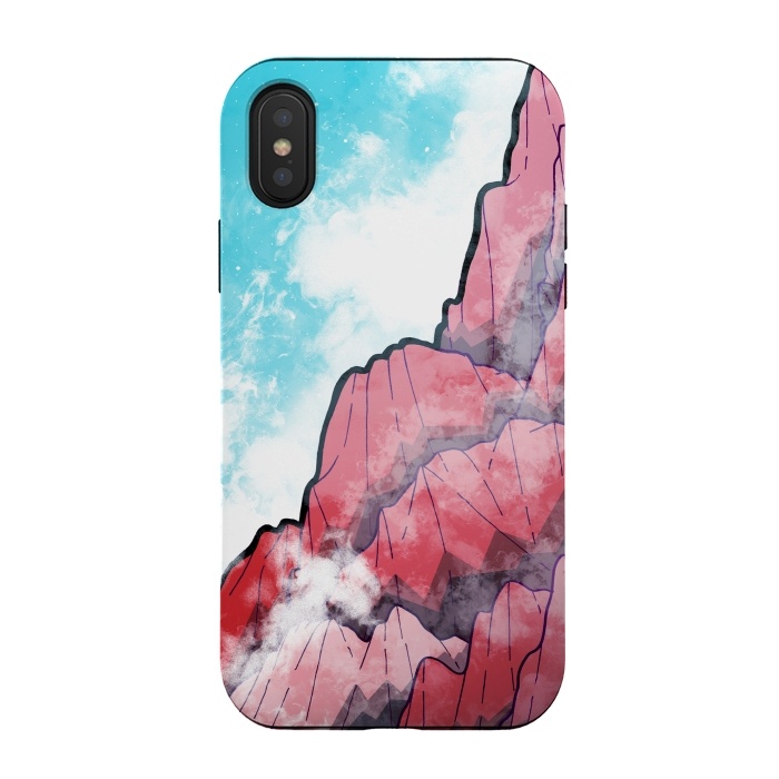 iPhone Xs / X StrongFit The Misty Mountains by Steve Wade (Swade)