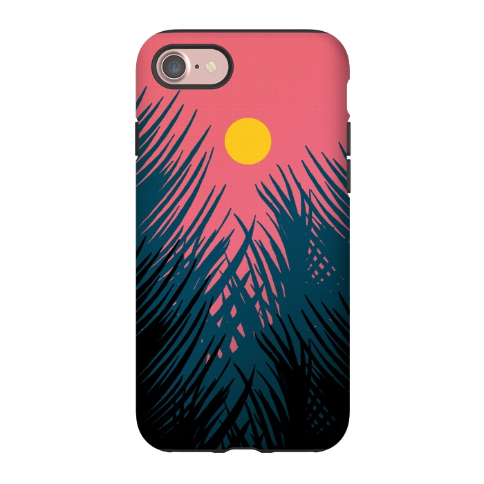 iPhone 7 StrongFit The Evening Palm trees by Steve Wade (Swade)