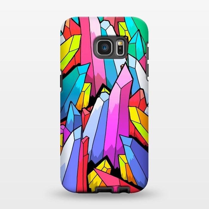 Galaxy S7 EDGE StrongFit Colour Crystals  by Steve Wade (Swade)
