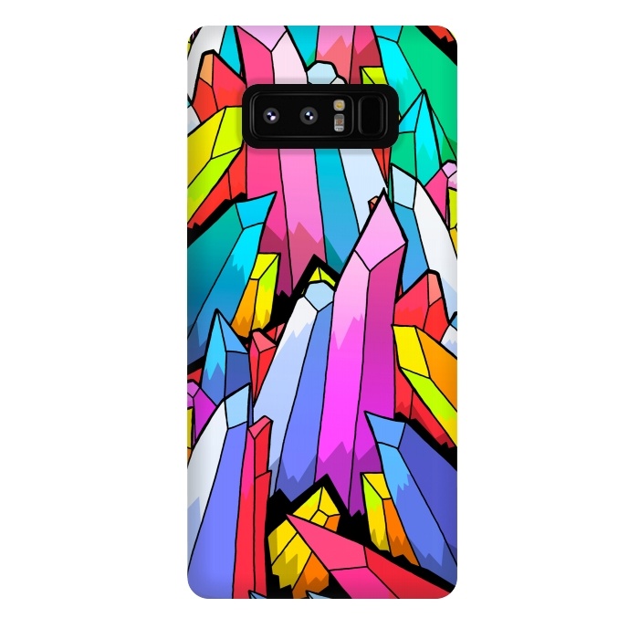 Galaxy Note 8 StrongFit Colour Crystals  by Steve Wade (Swade)