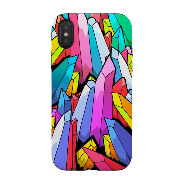 iPhone Xs / X StrongFit Colour Crystals  by Steve Wade (Swade)