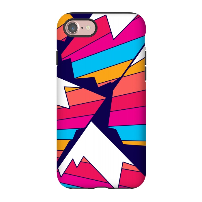 iPhone 7 StrongFit Mountains of many colours by Steve Wade (Swade)
